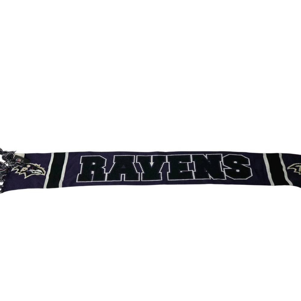 NFL‎ Baltimore Ravens '47 Brand Knit Scarf - NWT Purple/Black